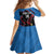 Custom Antigua and Barbuda Cricket Kid Short Sleeve Dress Go Champions Falcons