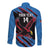 Custom Antigua and Barbuda Cricket Long Sleeve Button Shirt Go Champions Falcons