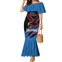 Custom Antigua and Barbuda Cricket Mermaid Dress Go Champions Falcons