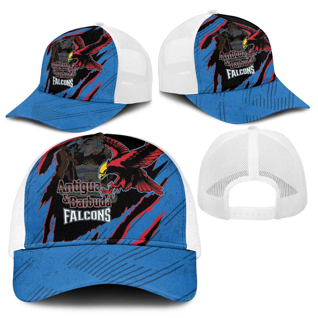 Antigua and Barbuda Cricket Mesh Trucker Cap Go Champions Falcons - Wonder Print Shop