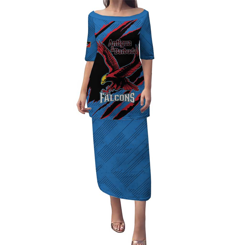 Custom Antigua and Barbuda Cricket Puletasi Go Champions Falcons