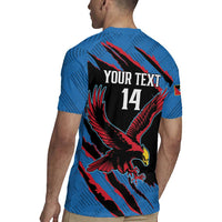 Custom Antigua and Barbuda Cricket Rugby Jersey Go Champions Falcons