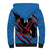 Custom Antigua and Barbuda Cricket Sherpa Hoodie Go Champions Falcons