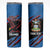 Custom Antigua and Barbuda Cricket Skinny Tumbler Go Champions Falcons