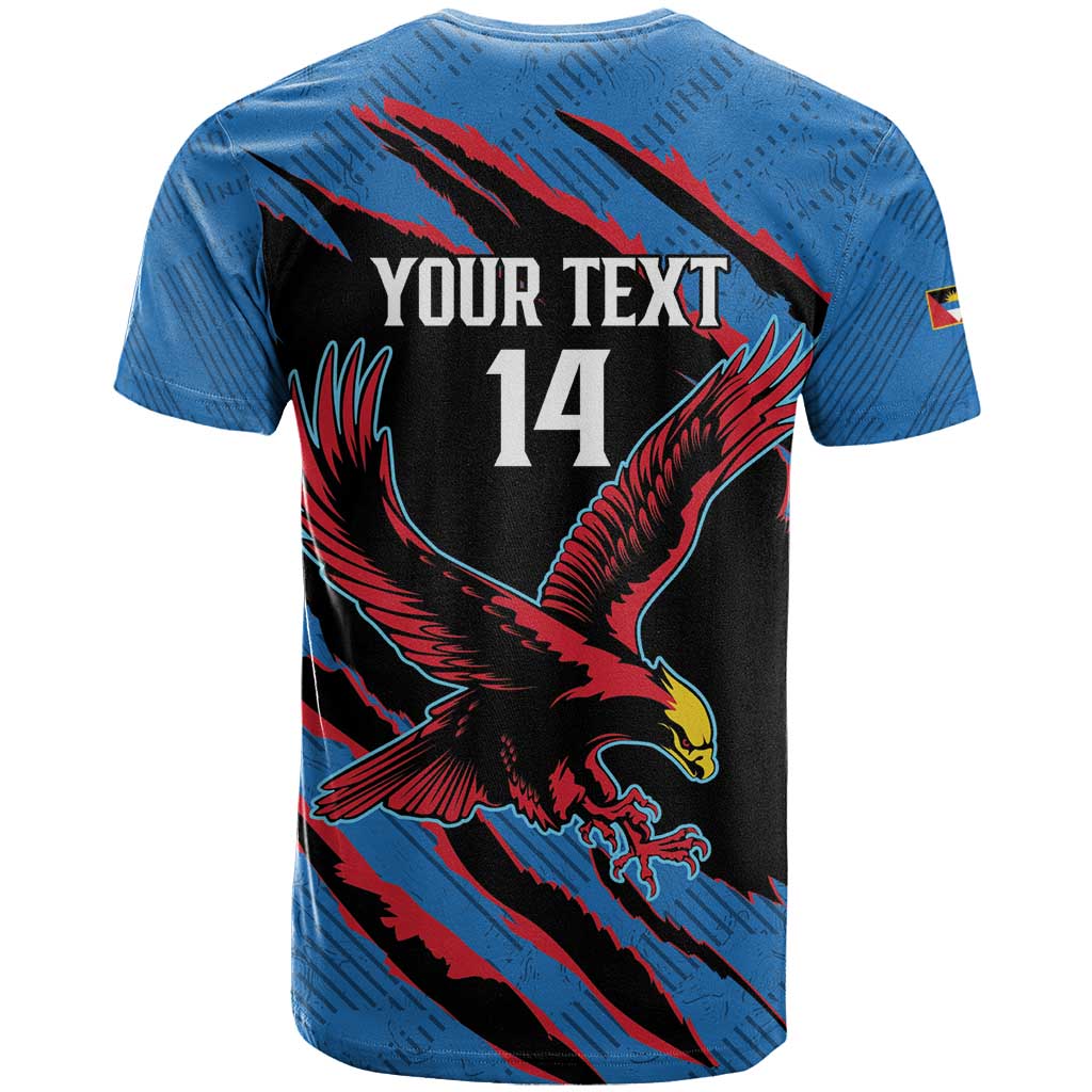 Custom Antigua and Barbuda Cricket T Shirt Go Champions Falcons