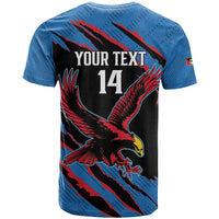Custom Antigua and Barbuda Cricket T Shirt Go Champions Falcons