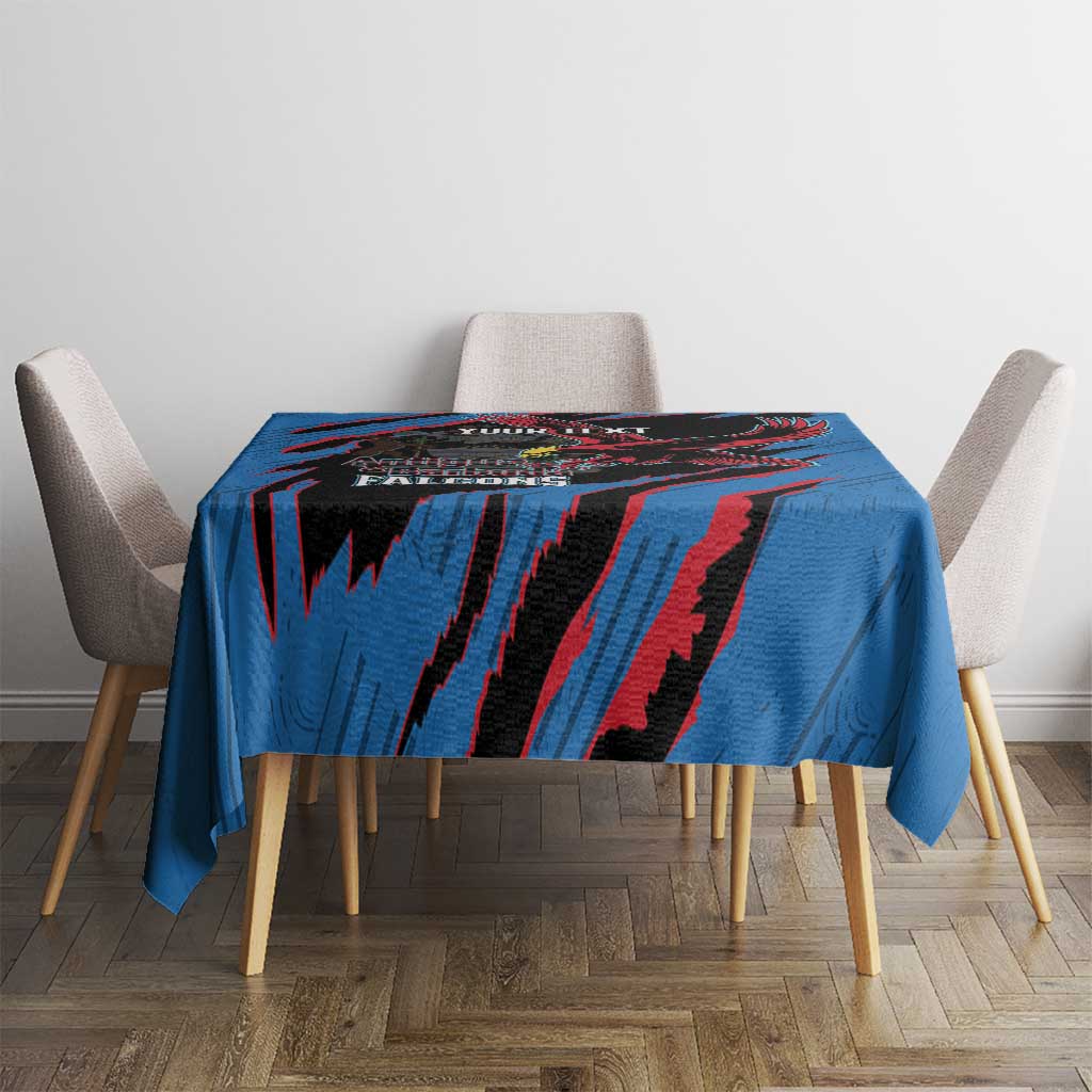 Custom Antigua and Barbuda Cricket Tablecloth Go Champions Falcons
