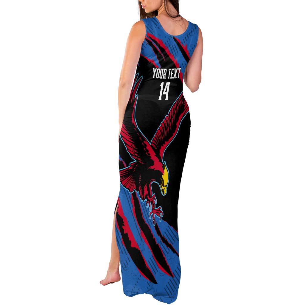 Custom Antigua and Barbuda Cricket Tank Maxi Dress Go Champions Falcons
