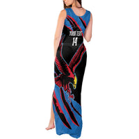 Custom Antigua and Barbuda Cricket Tank Maxi Dress Go Champions Falcons