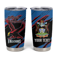 Custom Antigua and Barbuda Cricket Tumbler Cup Go Champions Falcons