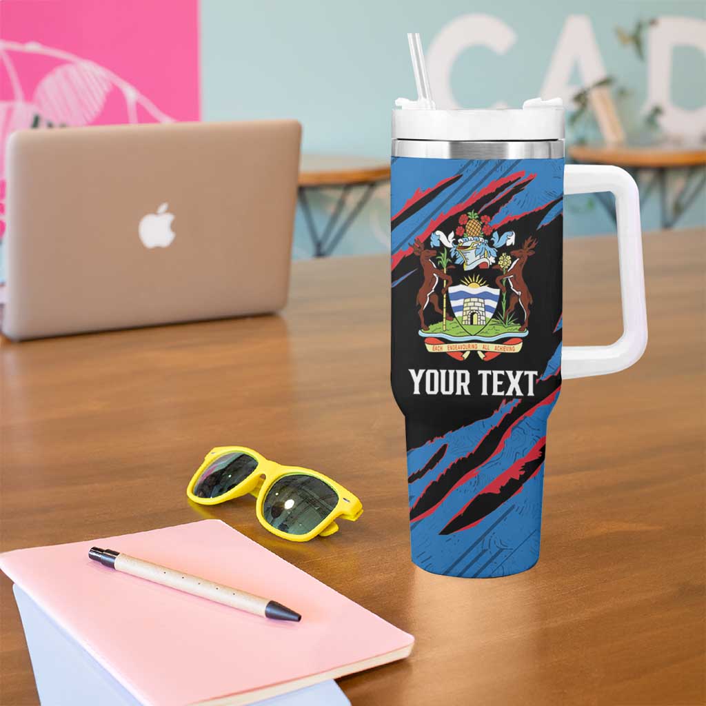 Custom Antigua and Barbuda Cricket Tumbler With Handle Go Champions Falcons