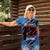 Custom Antigua and Barbuda Cricket Women Polo Shirt Go Champions Falcons
