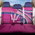 Custom Barbados Royals Cricket Back Car Seat Cover Go Champions Tridents Pink Version