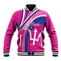 Custom Barbados Royals Cricket Baseball Jacket Go Champions Tridents Pink Version