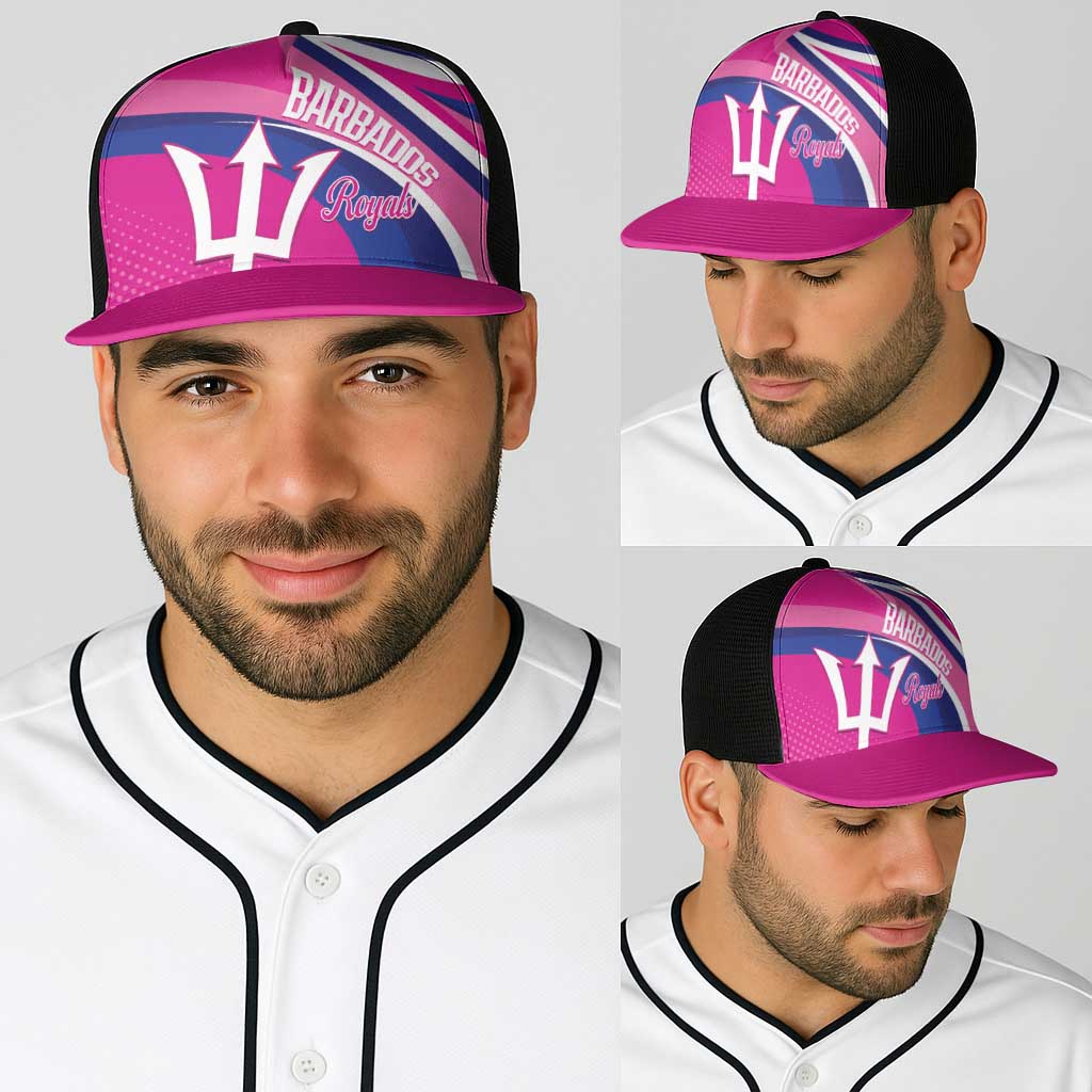 Barbados Royals Cricket Baseball Net Cap Go Champions Tridents Pink Version - Wonder Print Shop