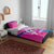 Custom Barbados Royals Cricket Bedding Set Go Champions Tridents Pink Version