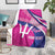 Custom Barbados Royals Cricket Blanket Go Champions Tridents Pink Version