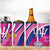 Custom Barbados Royals Cricket 4 in 1 Can Cooler Tumbler Go Champions Tridents Pink Version