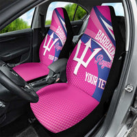 Custom Barbados Royals Cricket Car Seat Cover Go Champions Tridents Pink Version
