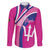 Custom Barbados Royals Cricket Family Matching Puletasi and Hawaiian Shirt Go Champions Tridents Pink Version