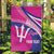 Custom Barbados Royals Cricket Garden Flag Go Champions Tridents Pink Version