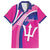 Custom Barbados Royals Cricket Hawaiian Shirt Go Champions Tridents Pink Version