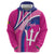 Custom Barbados Royals Cricket Hoodie Go Champions Tridents Pink Version