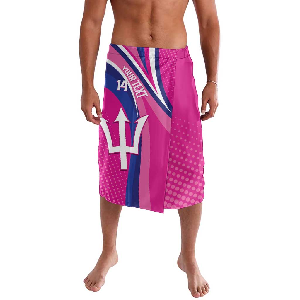 Custom Barbados Royals Cricket Lavalava Go Champions Tridents Pink Version