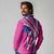 Custom Barbados Royals Cricket Long Sleeve Polo Shirt Go Champions Tridents Pink Version
