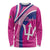 Custom Barbados Royals Cricket Long Sleeve Shirt Go Champions Tridents Pink Version