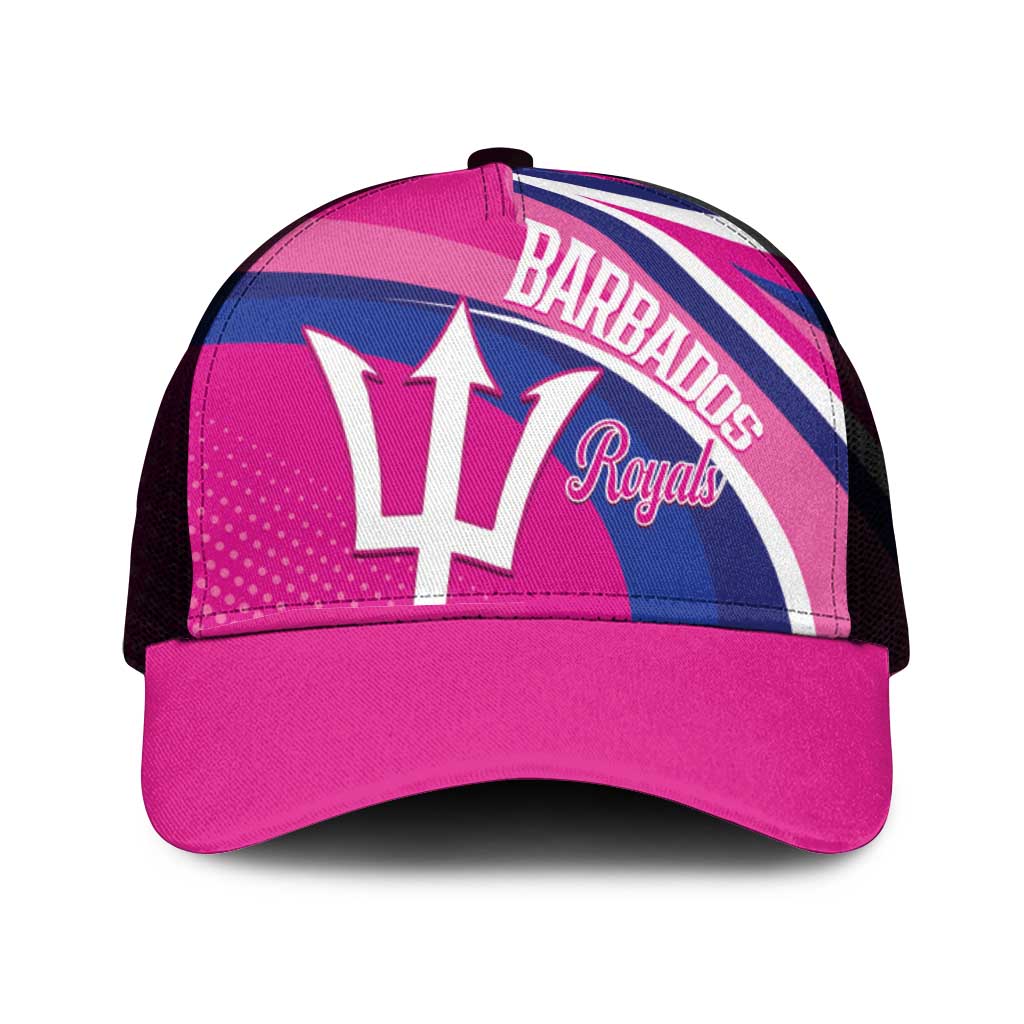 Barbados Royals Cricket Mesh Trucker Cap Go Champions Tridents Pink Version - Wonder Print Shop