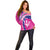 Custom Barbados Royals Cricket Off Shoulder Sweater Go Champions Tridents Pink Version