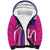 Custom Barbados Royals Cricket Sherpa Hoodie Go Champions Tridents Pink Version