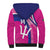 Custom Barbados Royals Cricket Sherpa Hoodie Go Champions Tridents Pink Version