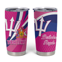 Custom Barbados Royals Cricket Tumbler Cup Go Champions Tridents Pink Version