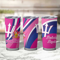 Custom Barbados Royals Cricket Tumbler Cup Go Champions Tridents Pink Version