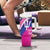 Custom Barbados Royals Cricket Tumbler With Handle Go Champions Tridents Pink Version
