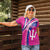 Custom Barbados Royals Cricket Women Polo Shirt Go Champions Tridents Pink Version