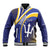 Custom Barbados Royals Cricket Baseball Jacket Go Champions Tridents Yellow Version