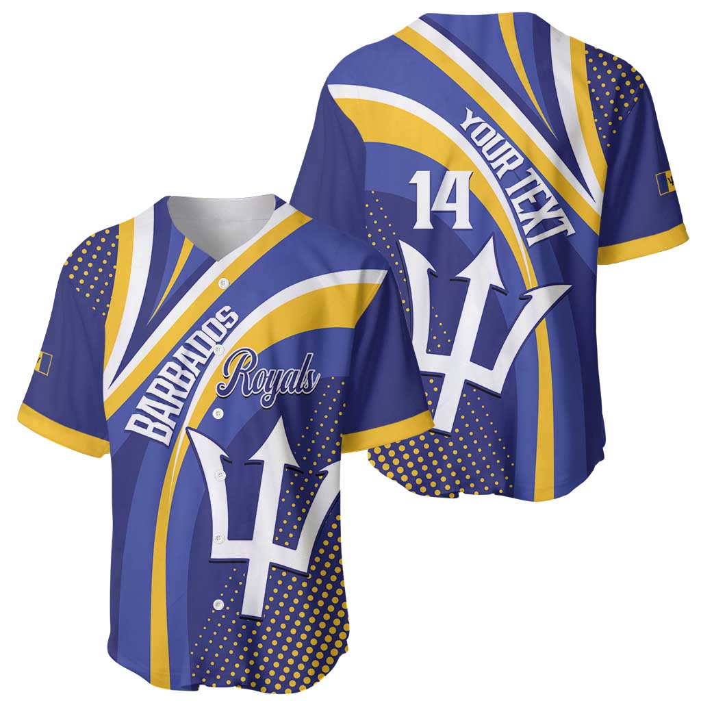 Custom Barbados Royals Cricket Baseball Jersey Go Champions Tridents Yellow Version