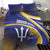 Custom Barbados Royals Cricket Bedding Set Go Champions Tridents Yellow Version