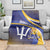 Custom Barbados Royals Cricket Blanket Go Champions Tridents Yellow Version