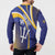 Custom Barbados Royals Cricket Button Sweatshirt Go Champions Tridents Yellow Version
