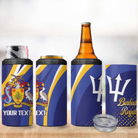 Custom Barbados Royals Cricket 4 in 1 Can Cooler Tumbler Go Champions Tridents Yellow Version