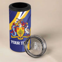 Custom Barbados Royals Cricket 4 in 1 Can Cooler Tumbler Go Champions Tridents Yellow Version