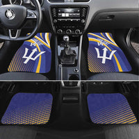 Custom Barbados Royals Cricket Car Mats Go Champions Tridents Yellow Version