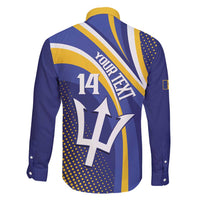 Custom Barbados Royals Cricket Family Matching Long Sleeve Bodycon Dress and Hawaiian Shirt Go Champions Tridents Yellow Version