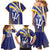 Custom Barbados Royals Cricket Family Matching Mermaid Dress and Hawaiian Shirt Go Champions Tridents Yellow Version