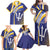 Custom Barbados Royals Cricket Family Matching Off Shoulder Maxi Dress and Hawaiian Shirt Go Champions Tridents Yellow Version