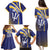 Custom Barbados Royals Cricket Family Matching Puletasi and Hawaiian Shirt Go Champions Tridents Yellow Version